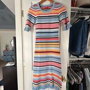 Betsy Johnson Multicolor Midi Dress